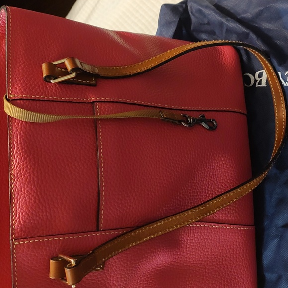 Dooney & Bourke Lexington Pink Pebbled Leather Small Tote $599 Retail. EUC - Picture 11 of 16
